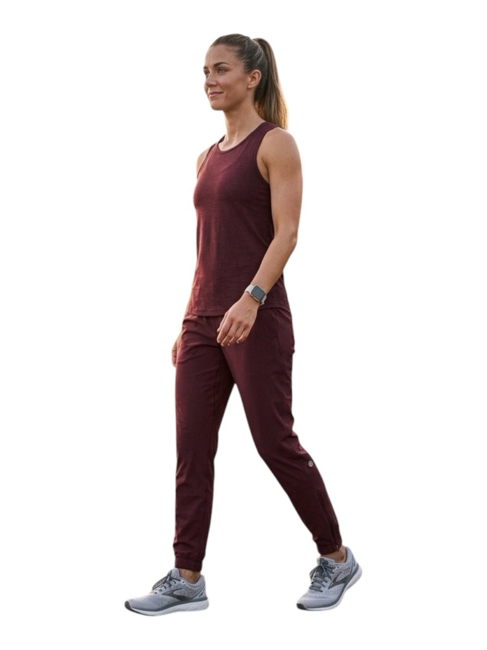 Lululemon Red Merlot Adapted State High-Rise Jogger Pants Size 8